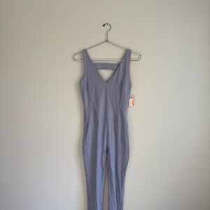 FP MOVEMENT BY FREE PEOPLE NEVER BETTER ONE-PIECE PLATINUM (LAVENDER) SIZE M NWT